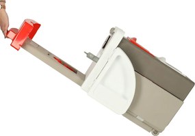 KIK Smoby Tefal OpenCook, elektronická skladacia kuchynka pre deti, červená so zvukom