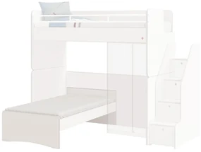 Posteľ III 100x200 Pure Modular - biela