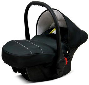 Detský kočík 4v1 BabyLux AIR ALU Onyx + isofi základňa
