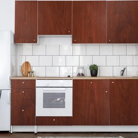 Samolepka na nábytok 200x60 cm Dark Walnut Wood - Ambiance