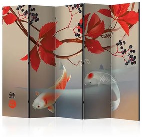 Paraván - Happy Fish II [Room Dividers] Veľkosť: 225x172, Verzia: Jednostranný