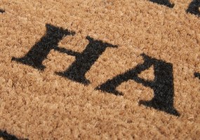 Hanse Home, Rohožka Come in if you have prosecco 105660 – na von aj na doma, 45x75, hnedá, chodba / predsieň