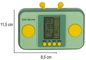 KIK Prenosná retro arkádová konzola zelená