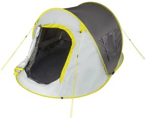 Rocktrail Pop-up kempingový stan pre 2 osoby (sivá/žltá)  (100361491)