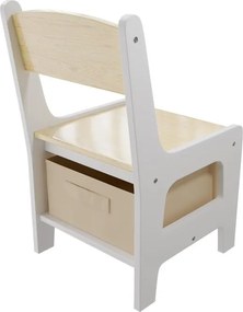 Detský stôl a stoličky s úložným priestorom a doskou