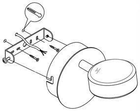 Eglo 95628 - LED Bodové svietidlo SALTO 1xLED/5,4W/230V