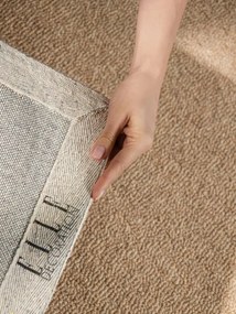 Koberec Elle Decoration Puristic Knots béžový