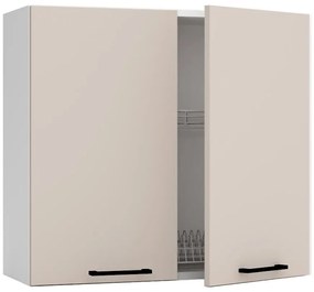 Kuchynská skrinka Max W80su Alu svetlobéžová