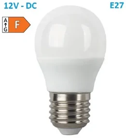 Diolamp SMD LED žiarovka matná Special Voltage Ball P45 5W/12V-DC/E27/4000K/450Lm/180°