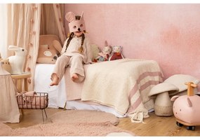 Béžový látkový detský kôš na hračky ø 23x27 cm Mushroom – Lorena Canals