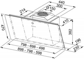 Franke Smart FSMA 805 WH Odsávač pár, biela 110.0377.738