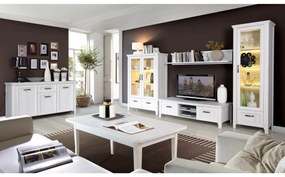 Sconto Vitrína ALEXANDRIA 521 dub snehobiely