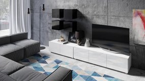 Malá obývacia zostava Virgo bielo-čierna