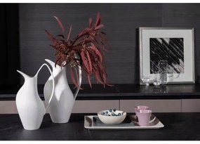 Biela keramická váza 33x17x19 cm