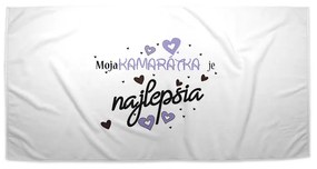 Sablio Uterák Moja kamarátka je najlepšia - 70x140 cm