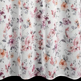 ZÁVES NA KRÚŽKOCH ABRIL 140X250 CM KVETY