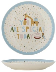 Bloomingville Keramický tanier Celebrate Blue Ø 16 cm