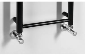 Sapho - Kúpeľňový radiátor DINA 334 W 35x168 cm matná čierna