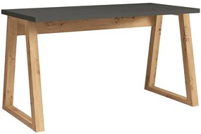 Písací stôl Iga Grafit / Dub Artisan