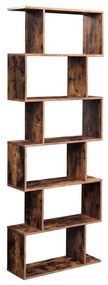 Drevená knižnica VASAGLE LBC61BX