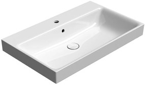 GSI, NUBES keramické umývadlo 80x50 cm, biela ExtraGlaze, 9622111