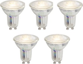 Sada 5 stmievateľných LED žiaroviek GU10 3,9W 450 lm 3000K s dlhou životnosťou