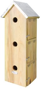 Drevená vtáčia búdka Triple – Esschert Design