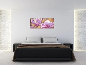Obraz - Kvety magnólie (120x50 cm)