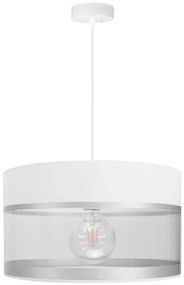 Závesné svietidlo Elegance, 1x textilné tienidlo (výber z 5 farieb - kombinácia 2 farieb), (výber z 3 farieb konštrukcie), (fi 35cm)