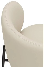 Biele čalúnené jedálenské kreslá v súprave 2 ks Mogi – Teulat