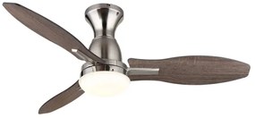 Globo 03671N - LED Stm. stropný ventilátor GALE LED/22W/230V 3000/4500/6000K +DO