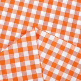 Biante Dekoračné prestieranie na stôl Rebeka RE-005 Oranžovo-biela kocka stredná 35x45 cm