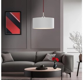 Eglo - LED  Luster na lanku TUNJA 1xE27/60W/230V biela