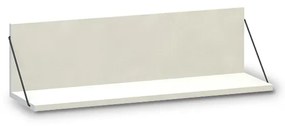 Polica závesná 80 x 23 x 23 cm, biela