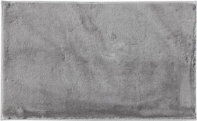Kúpeľňová predložka Králik 50x80 cm, strieborná%