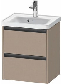 DURAVIT Ketho 2 závesná skrinka pod umývadielko, 2 zásuvky, 484 x 375 x 549 mm, plátno, K25280075750000