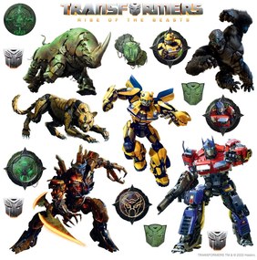 Samolepiaca dekorácia Transformers, 30 x 30 cm