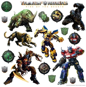 Samolepiaca dekorácia Transformers, 30 x 30 cm