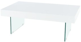 Tempo Kondela Konferenčný stolík, biely extra vysoký lesk, DAISY 2 NEW