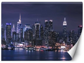 Fototapeta, New York v noci - 250x175 cm