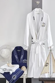 Soft Cotton Luxusný pánsky župan MARINE MAN v darčekovom balení