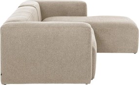 Béžová rohová pohovka (pravý roh) Blok – Kave Home