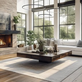 Závesné LED svietidlo Saturno, 3x LED 100w, 4000k, b