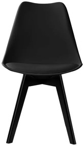 Jedálenská stolička NANTES čierna