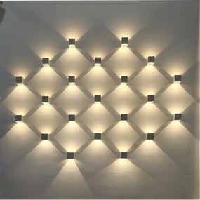 Immax 08510L - LED vonkajšie nástenné svietidlo DICE LED/6W/230V 3000K IP65