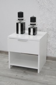 AKCE Noční stolek HAVANA bílý II.jakost