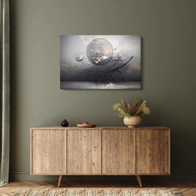 Obraz abstraktných gulí (90x60 cm)