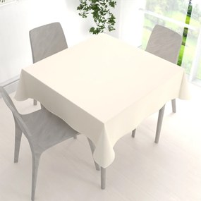 Biante Teflónový štvorcový obrus TF-037 Smotanový bez vzoru 80x80 cm