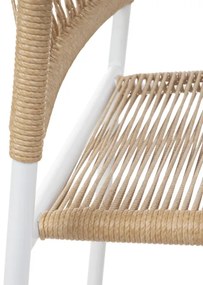 Stolička SOBREME biela / naturálna 892085