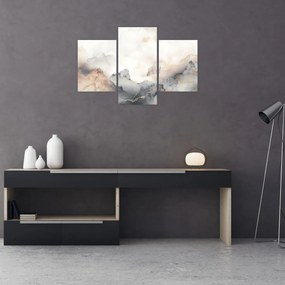 Obraz - Abstrakcia hôr s textúrou mramoru (90x60 cm)